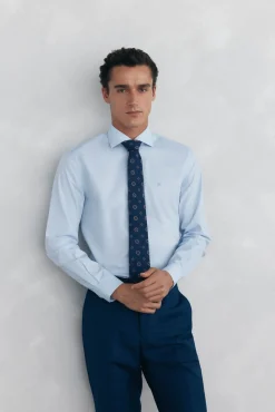Hombre Pedro del Hierro Camisas De Vestir|Camisas>Camisa vestir lisa non iron + antimanchas slim fit