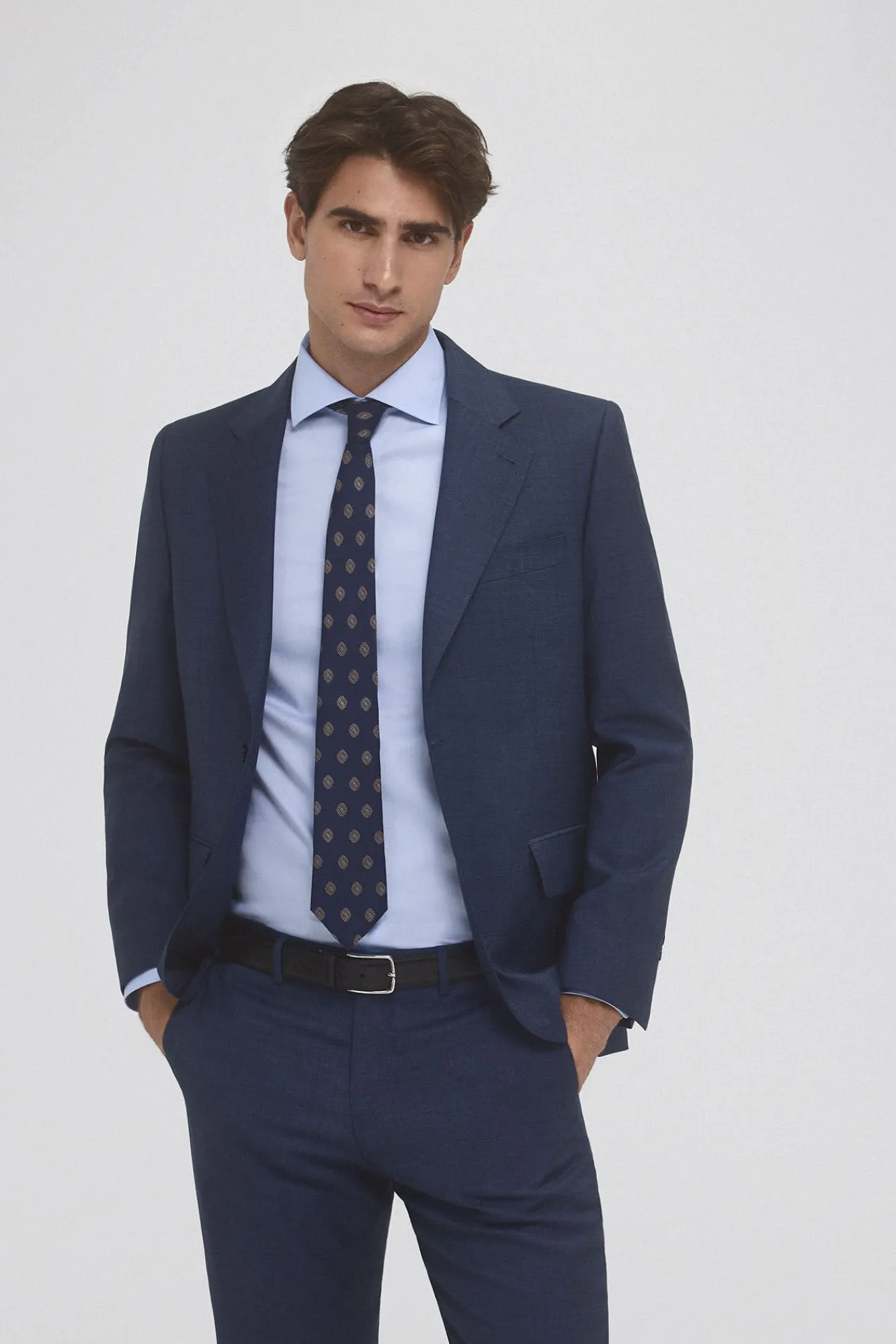 Hombre Pedro del Hierro Camisas De Vestir|Camisas>Camisa vestir non iron y antimanchas lisa tailored fit