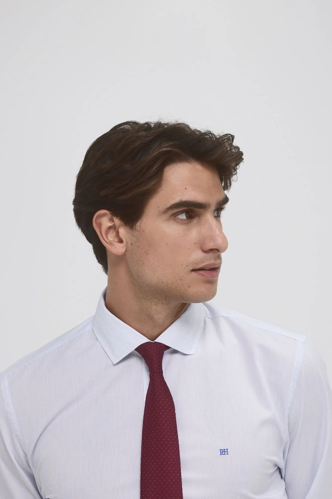 Hombre Pedro del Hierro Camisas De Vestir|Camisas>Camisa vestir puño gemelo non iron y antimanchas lisa tailored fit