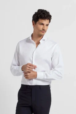 Hombre Silbon Camisas De Vestir|Camisas>Camisa vestir puño simple easy iron