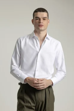 Hombre PuroEGO Camisas De Vestir|Camisas>Camisa vestir regular fit twill