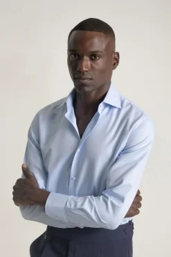 Hombre PuroEGO Camisas De Vestir|Camisas>Camisa vestir regular fit twill