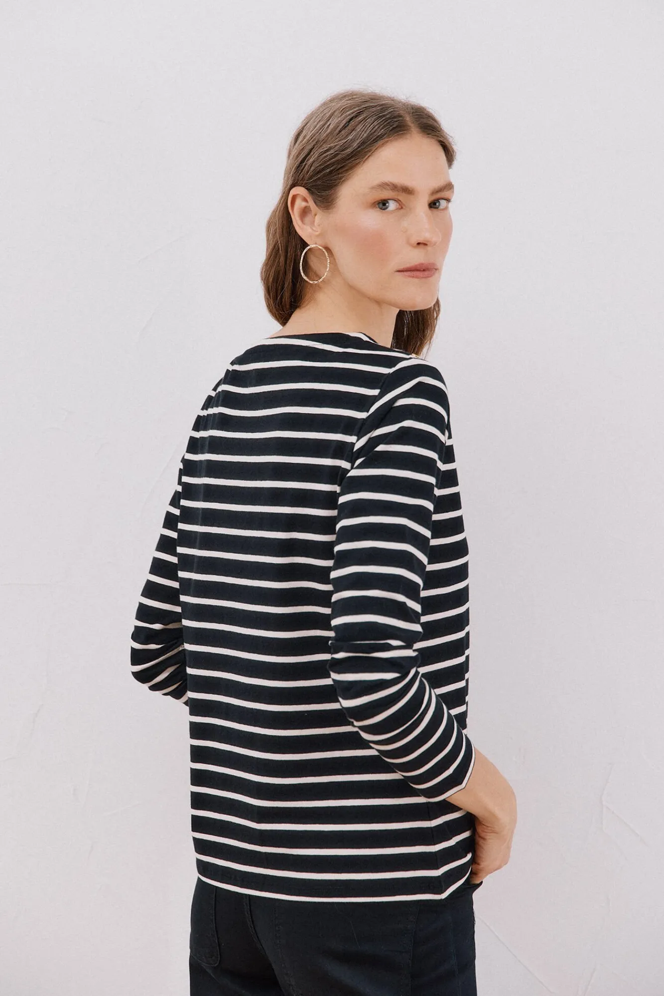 Mujer Cortefiel Camisetas>Camiseta barco botones