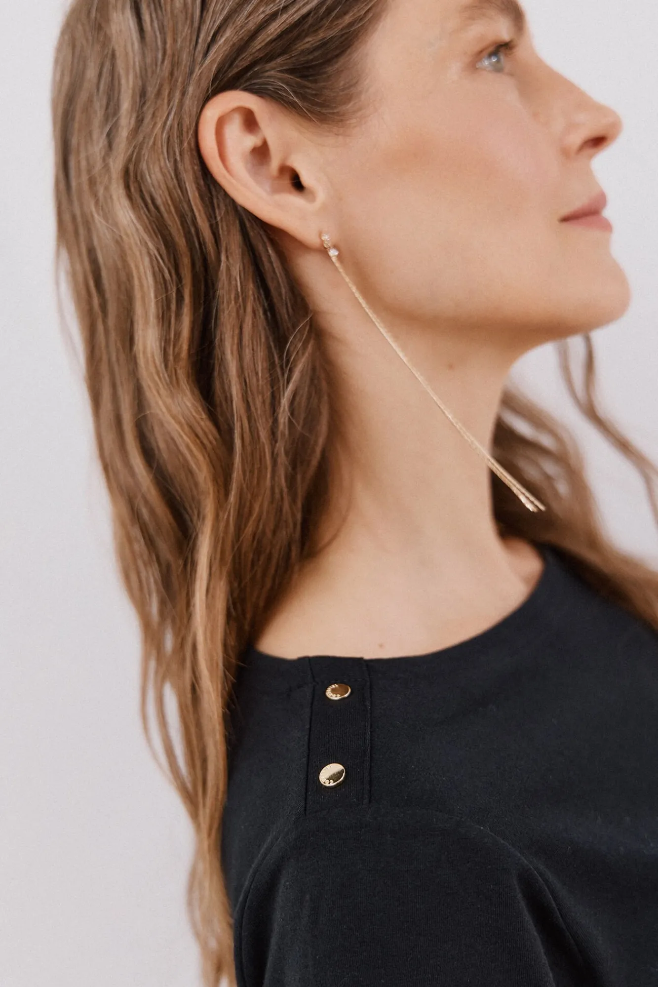 Mujer Cortefiel Camisetas>Camiseta barco botones