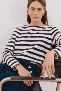 Mujer Cortefiel Camisetas>Camiseta barco botones