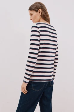 Mujer Cortefiel Camisetas>Camiseta barco botones