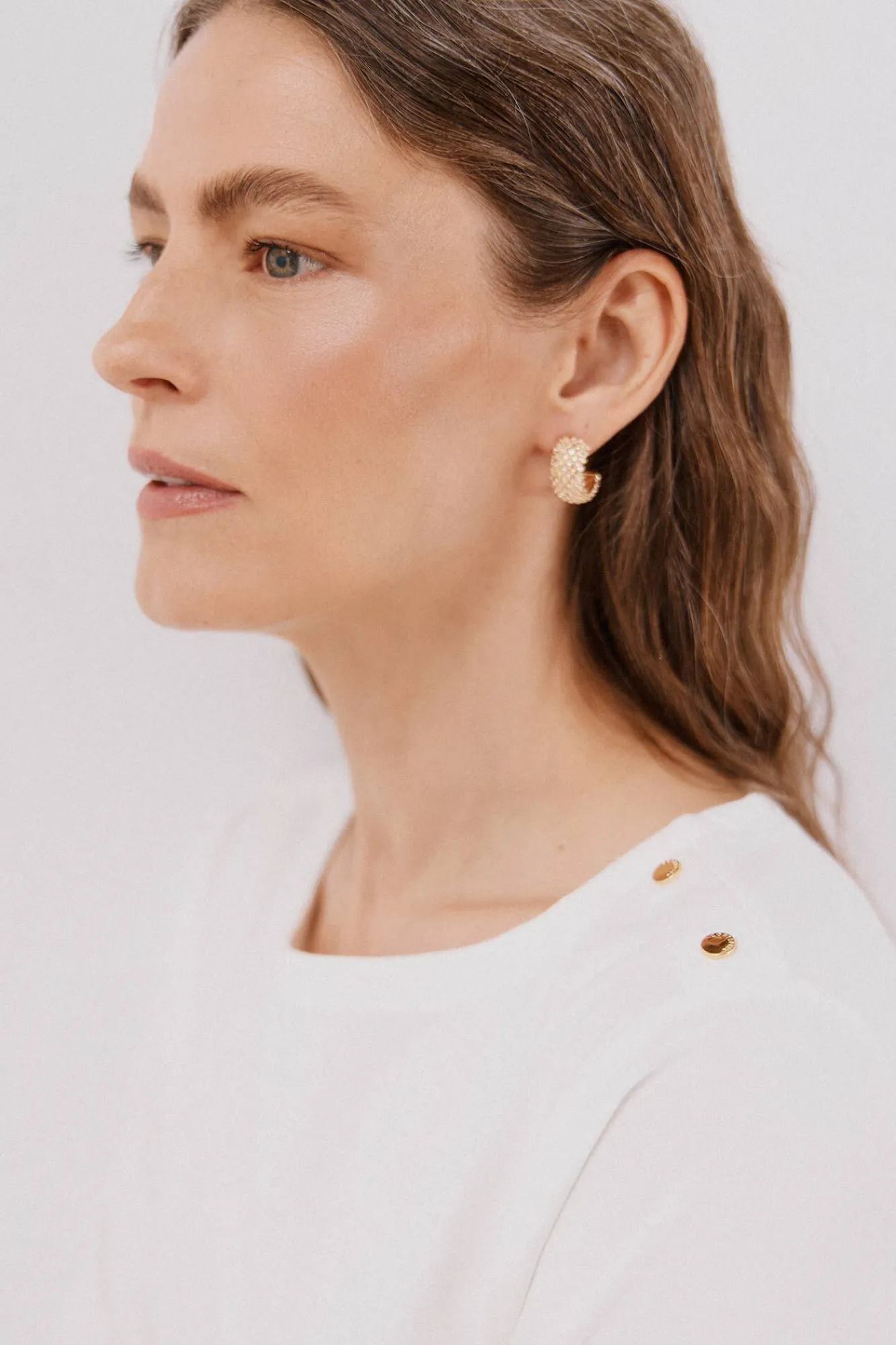 Mujer Cortefiel Camisetas>Camiseta barco botones