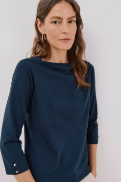 Mujer Cortefiel Camisetas>Camiseta básica barco