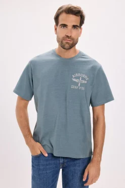 Hombre Jack & Jones Camisetas>Camiseta básica con estampado frontal