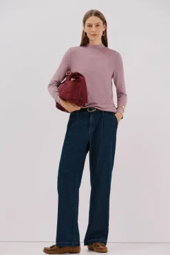 Mujer Cortefiel Camisetas>Camiseta básica cuello perkins