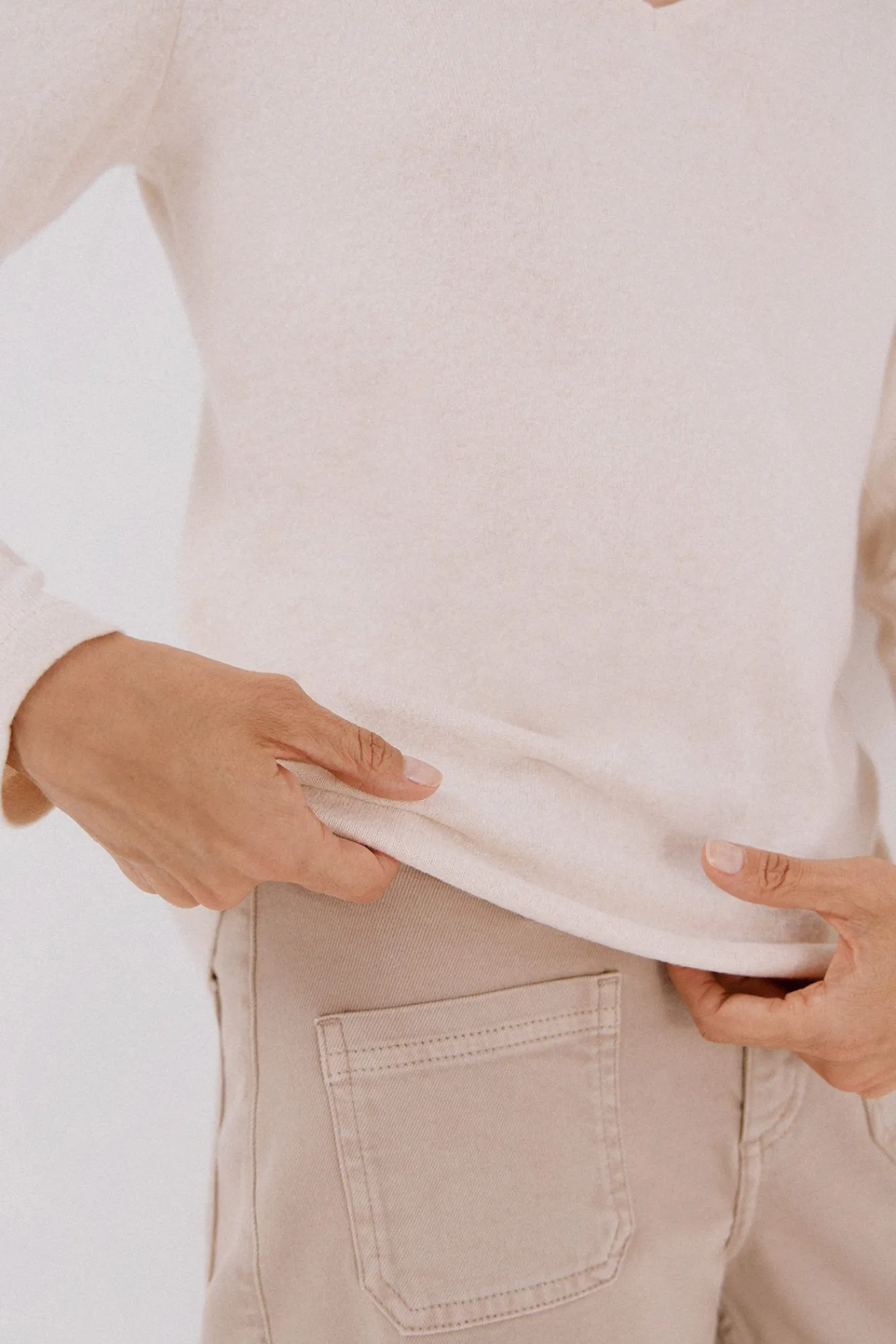 Mujer Cortefiel Camisetas>Camiseta básica cuello pico