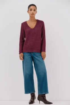 Mujer Cortefiel Camisetas>Camiseta básica cuello pico