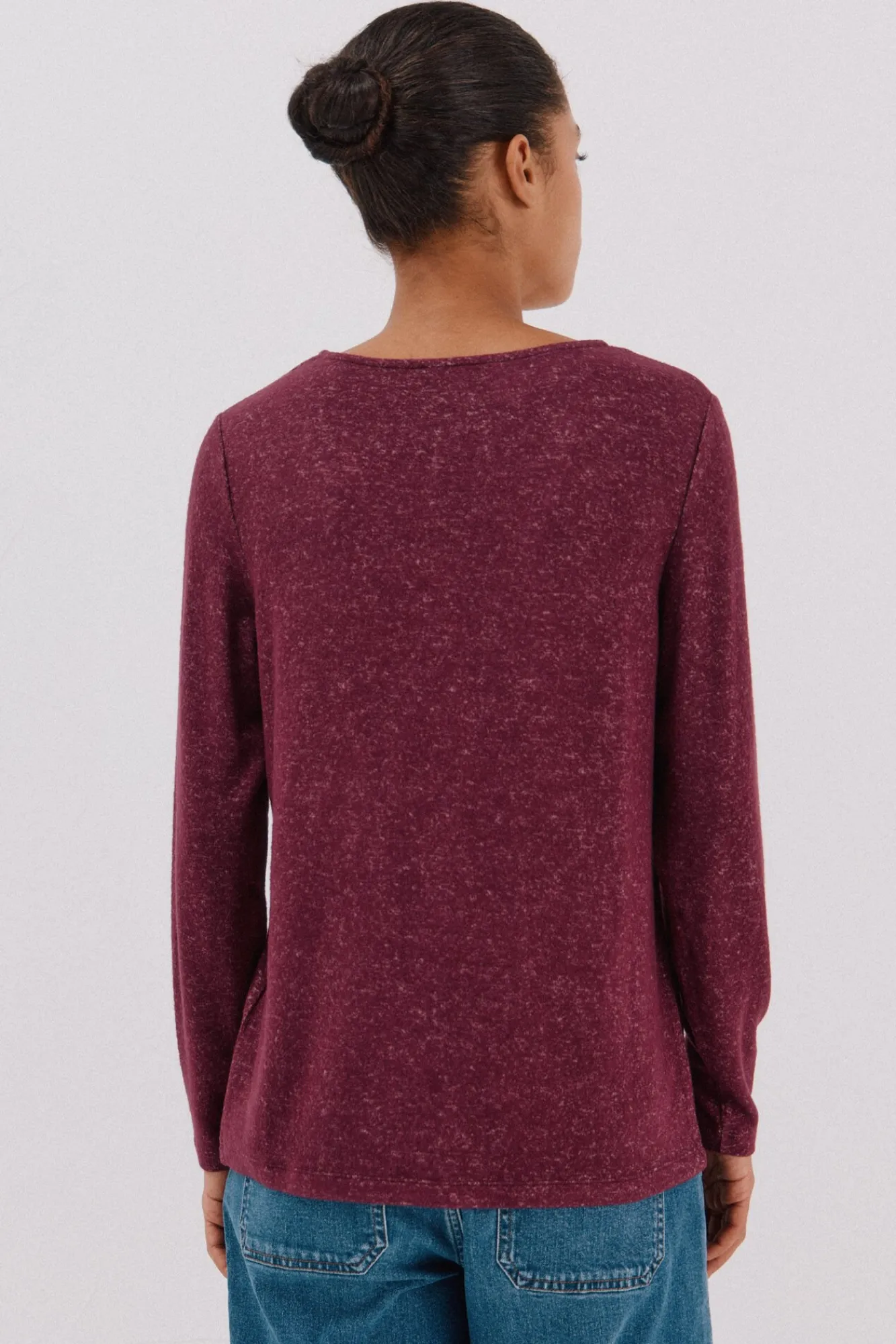 Mujer Cortefiel Camisetas>Camiseta básica cuello pico