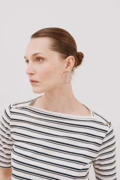 Mujer Cortefiel Camisetas>Camiseta básica escote barco