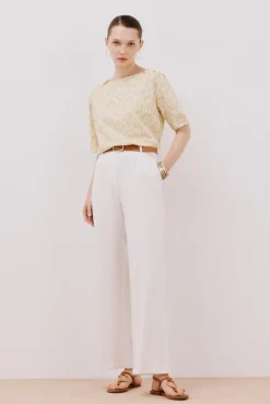 Mujer Cortefiel Camisetas>Camiseta básica escote barco