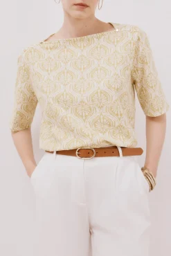 Mujer Cortefiel Camisetas>Camiseta básica escote barco