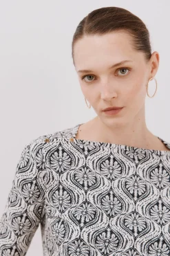 Mujer Cortefiel Camisetas>Camiseta básica escote barco