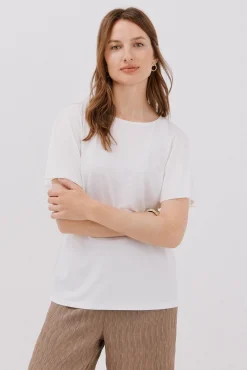 Mujer Cortefiel Camisetas>Camiseta básica fluida