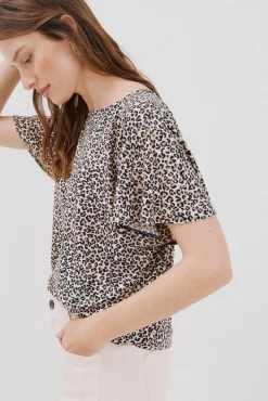 Mujer Cortefiel Camisetas>Camiseta básica fluida