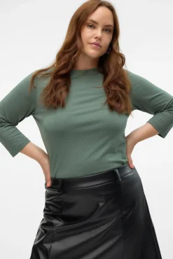Mujer Vero Moda Curve Camisetas>Camiseta básica talla grande