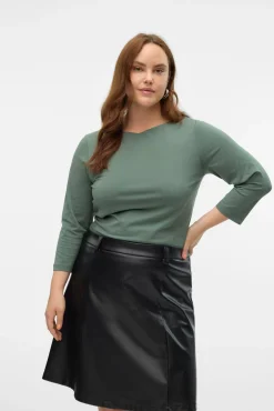 Mujer Vero Moda Curve Camisetas>Camiseta básica talla grande