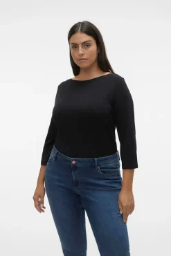 Mujer Vero Moda Curve Camisetas>Camiseta básica talla grande