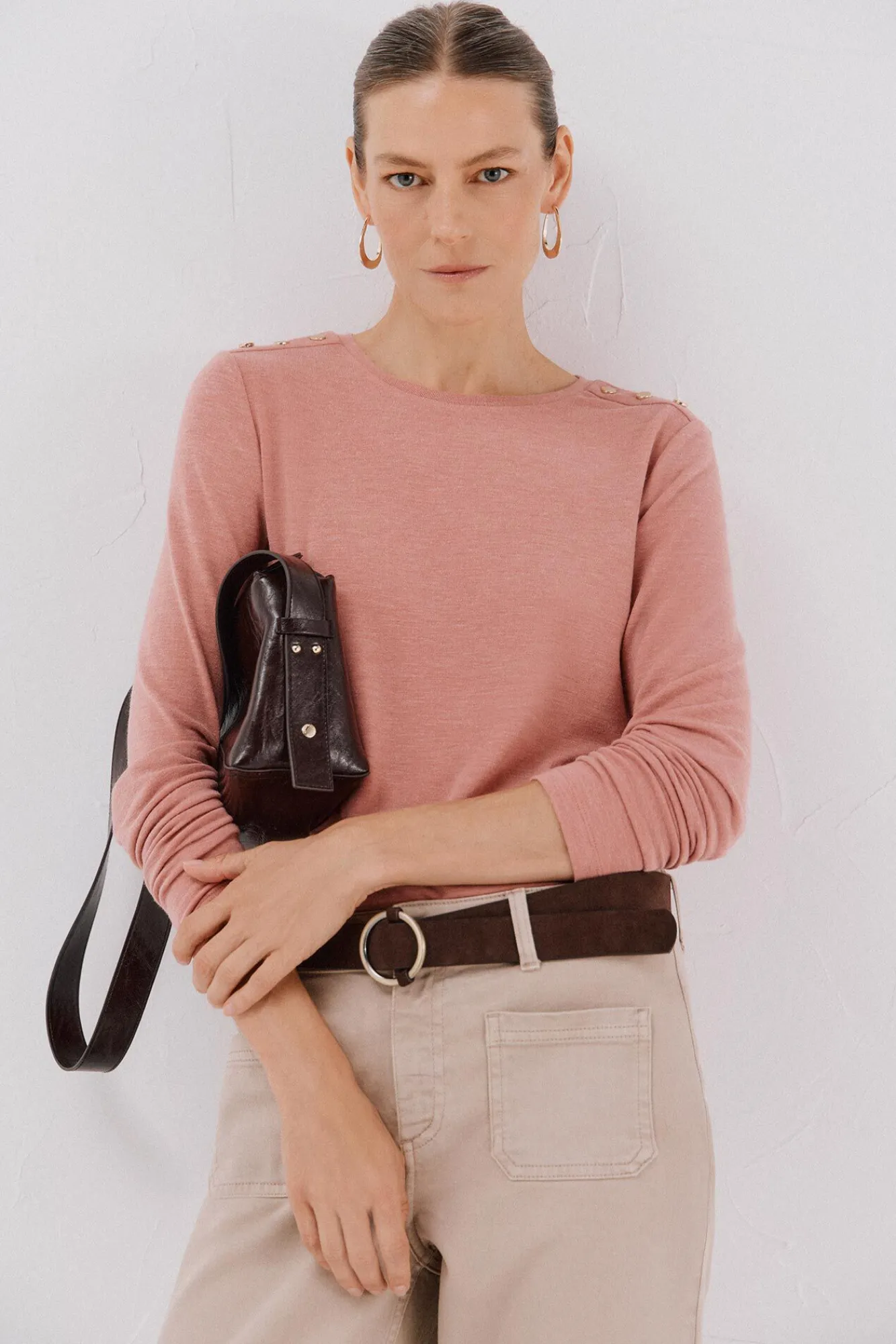 Mujer Cortefiel Camisetas>Camiseta caja botones