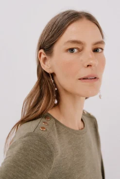 Mujer Cortefiel Camisetas>Camiseta caja botones