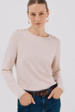 Mujer Cortefiel Camisetas>Camiseta caja botones