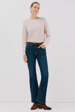 Mujer Cortefiel Camisetas>Camiseta caja botones