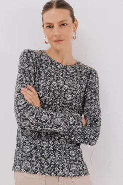 Mujer Cortefiel Camisetas>Camiseta caja botones