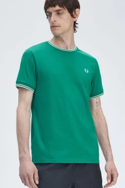 Hombre Fred Perry Camisetas>Camiseta de hombre de manga corta