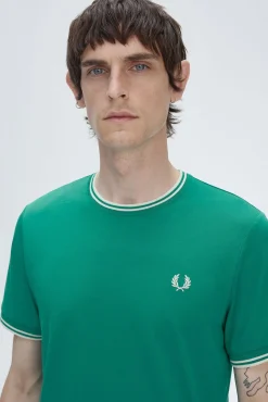 Hombre Fred Perry Camisetas>Camiseta de hombre de manga corta