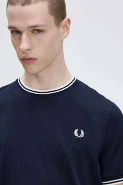 Hombre Fred Perry Camisetas>Camiseta de hombre de manga corta