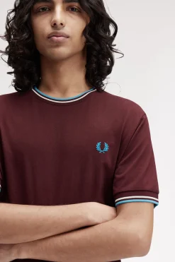 Hombre Fred Perry Camisetas>Camiseta de hombre de manga corta
