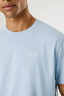 Hombre Pepe Jeans Camisetas>Camiseta de manga corta con logo bordado.