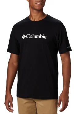 Hombre Columbia Camisetas|Deporte>Camiseta de manga corta de algodón orgánico Basic Logo™ de para hombre