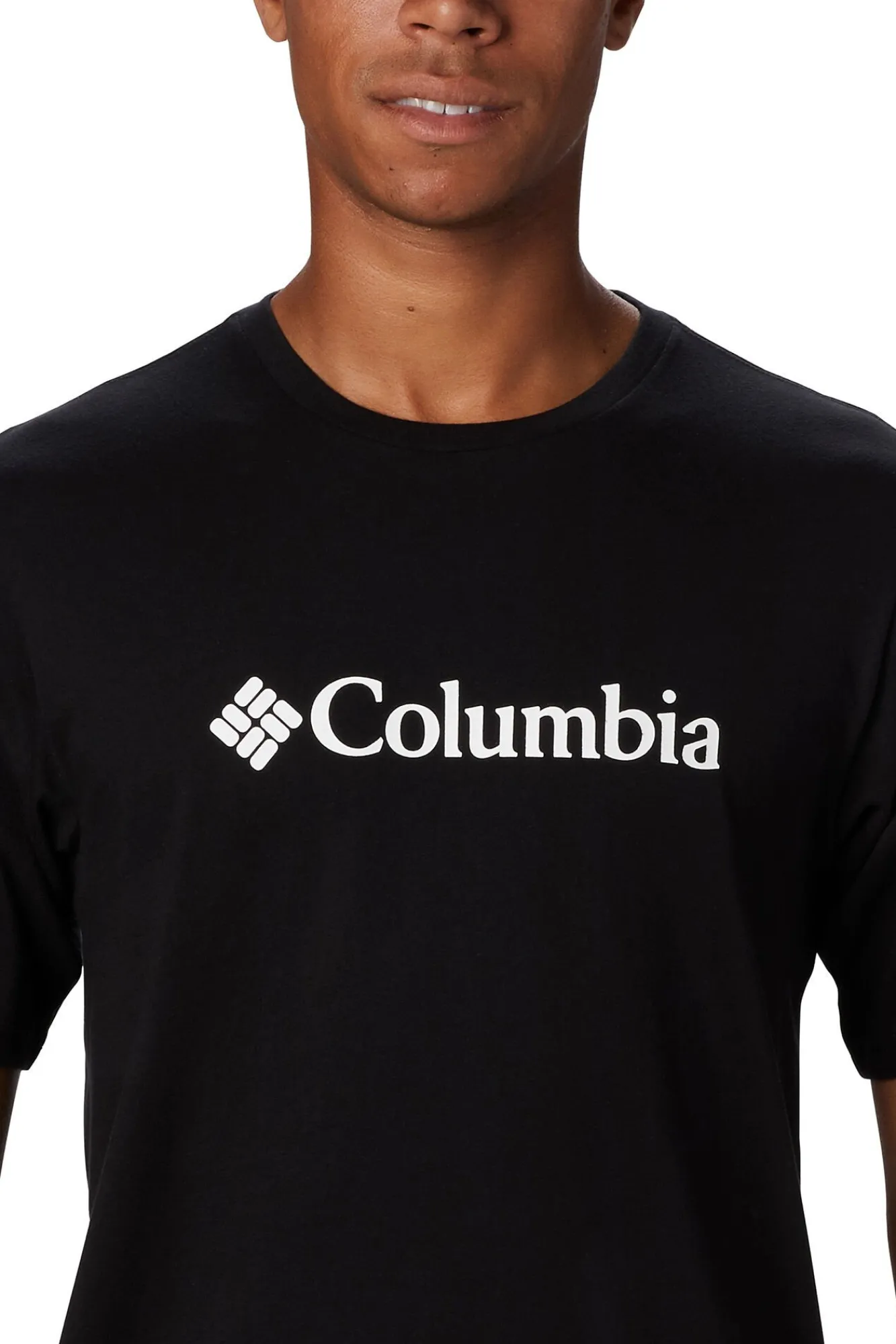 Hombre Columbia Camisetas|Deporte>Camiseta de manga corta de algodón orgánico Basic Logo™ de para hombre