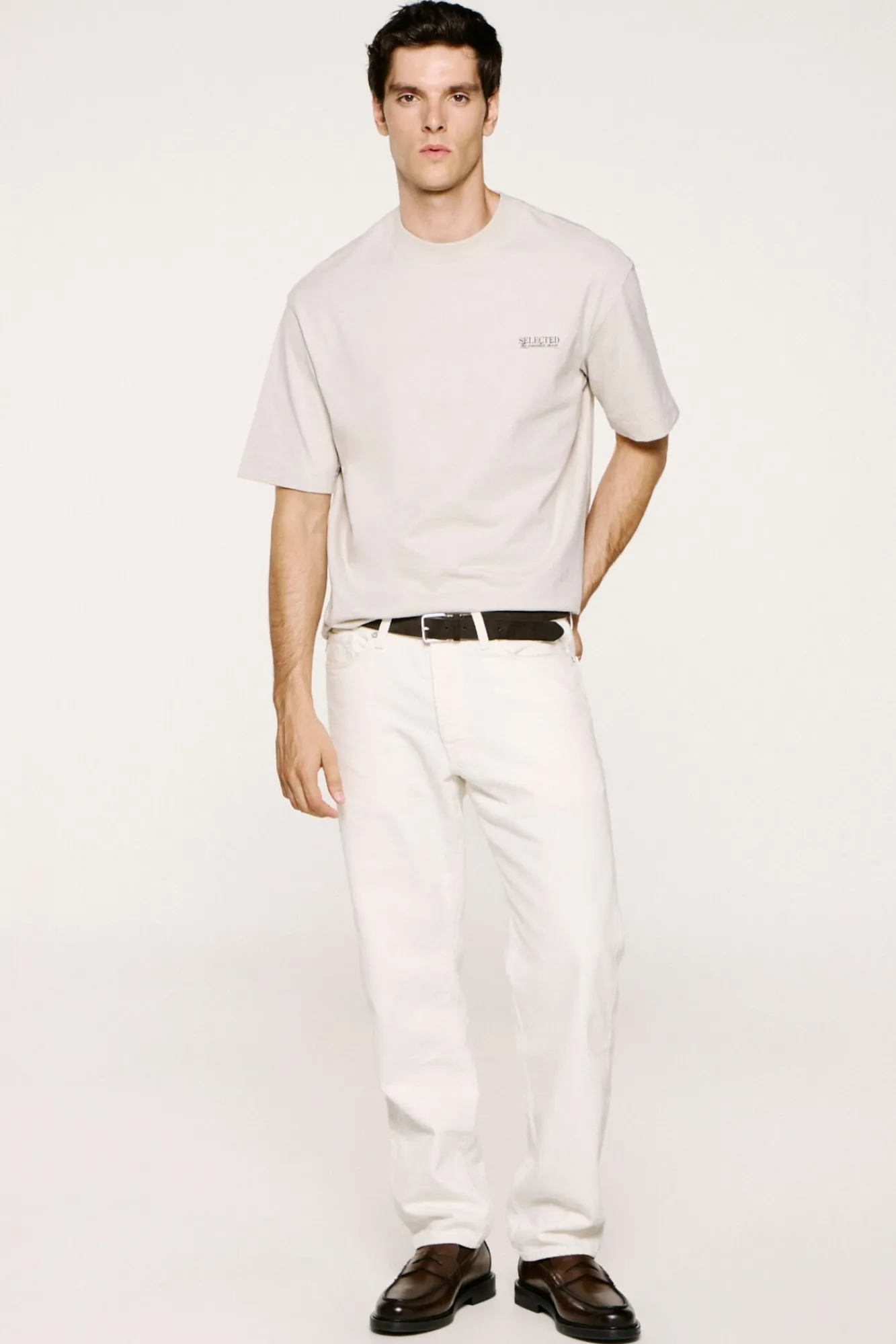Hombre Selected Camisetas>Camiseta de manga corta Logo.