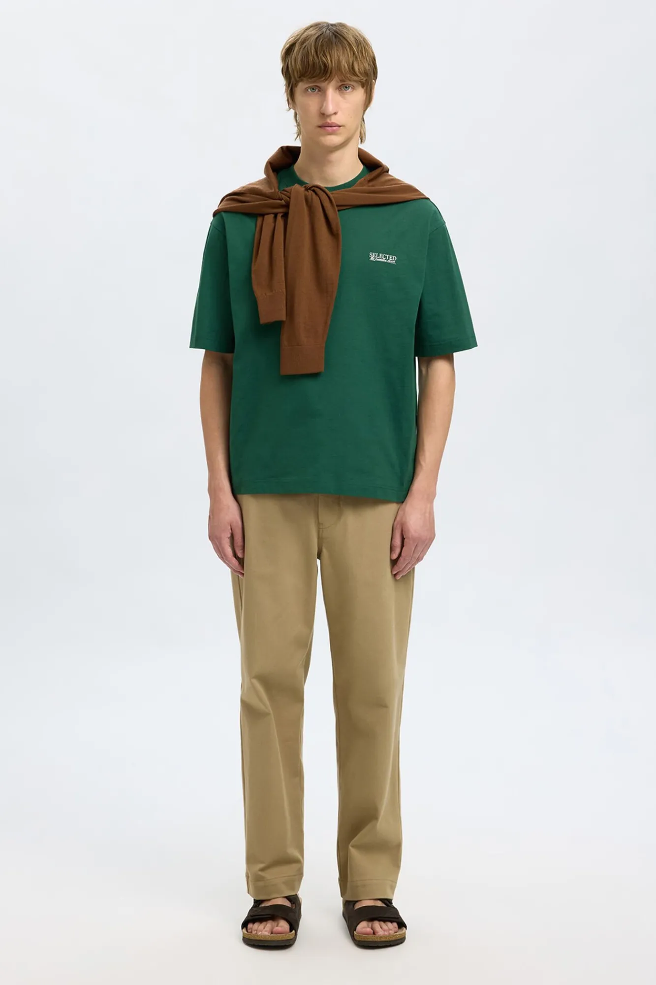 Hombre Selected Camisetas>Camiseta de manga corta Logo.