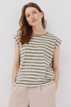 Mujer Cortefiel Camisetas>Camiseta escote pico