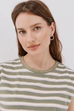 Mujer Cortefiel Camisetas>Camiseta escote pico