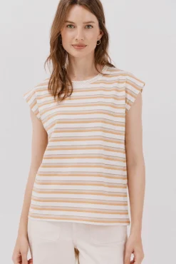 Mujer Cortefiel Camisetas>Camiseta escote pico