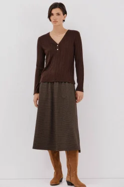 Mujer Cortefiel Camisetas>Camiseta estructura panadera