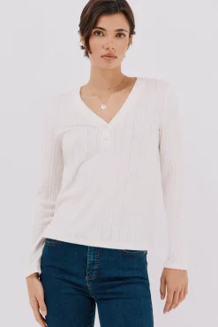 Mujer Cortefiel Camisetas>Camiseta estructura panadera