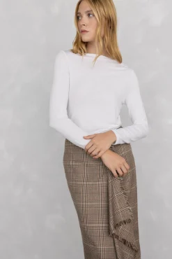 Mujer Pedro del Hierro Camisetas>Camiseta fluida con puños