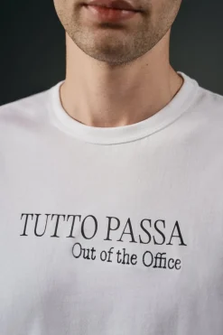 Hombre OOTO Camisetas>Camiseta gráfica lavada