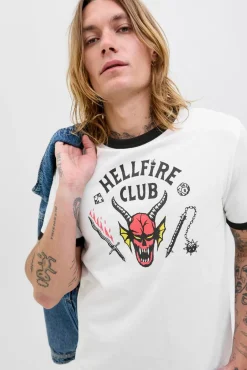 Hombre Jack & Jones Camisetas>Camiseta Hellfire Club