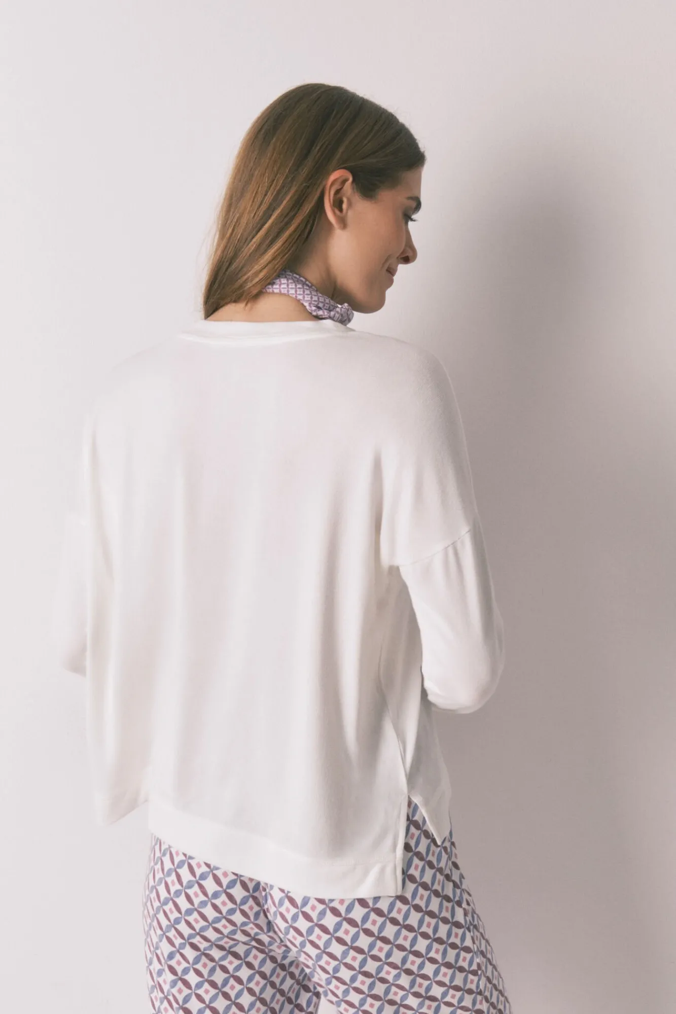 Mujer Women'secret Camisetas>Camiseta holgada manga larga