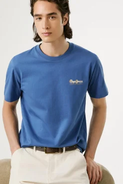 Hombre Pepe Jeans Camisetas>Camiseta Logo Estampado Fit Regular